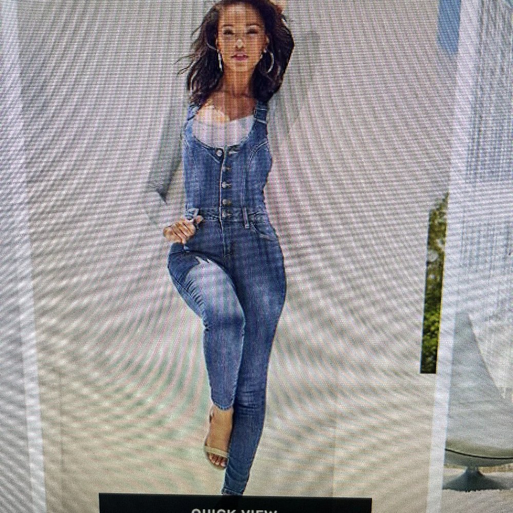 Blue jean jumpsuit